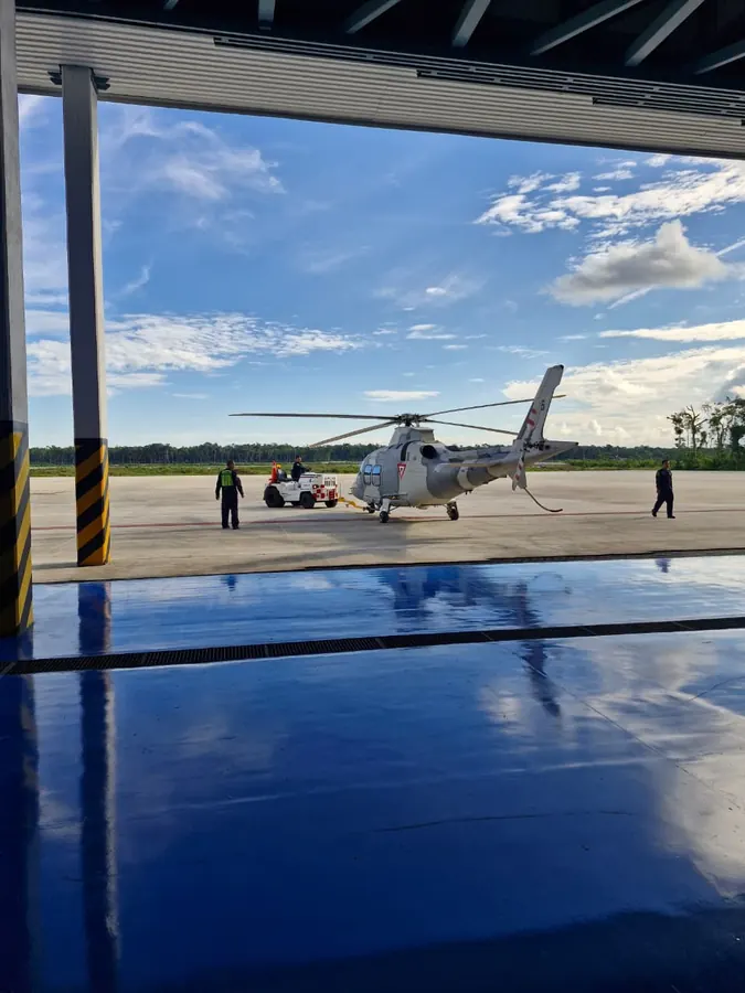 AW109SP: Aircraft on the apron