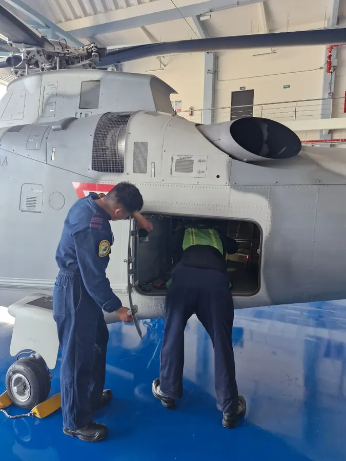 AW109SP: Aircraft inspection