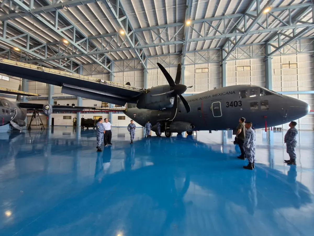C-27J Spartan: Aircraft in the hangar